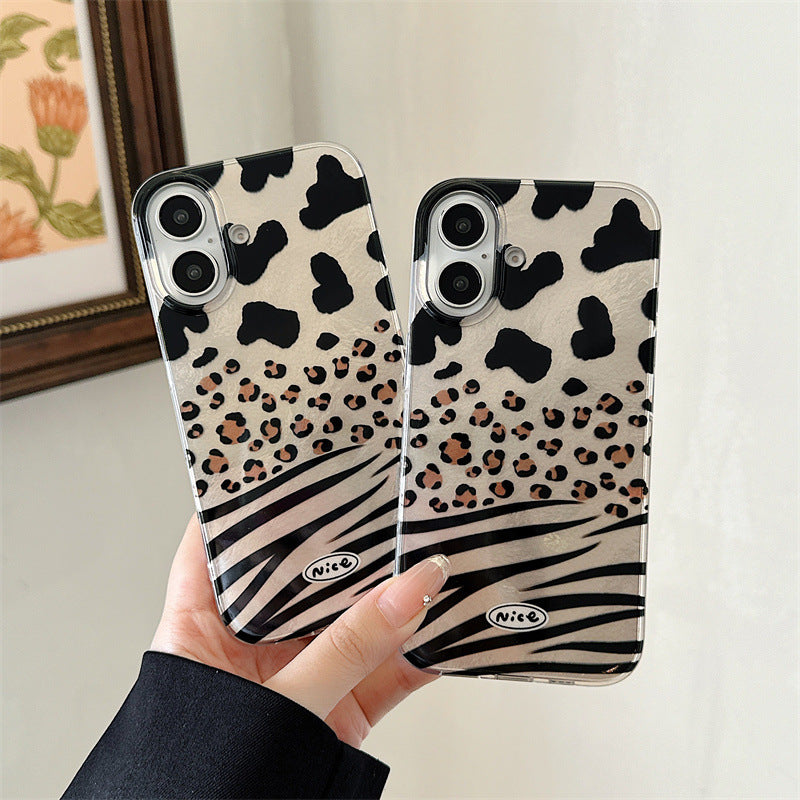 Cheetah Print Collage Phone Case for iPhone