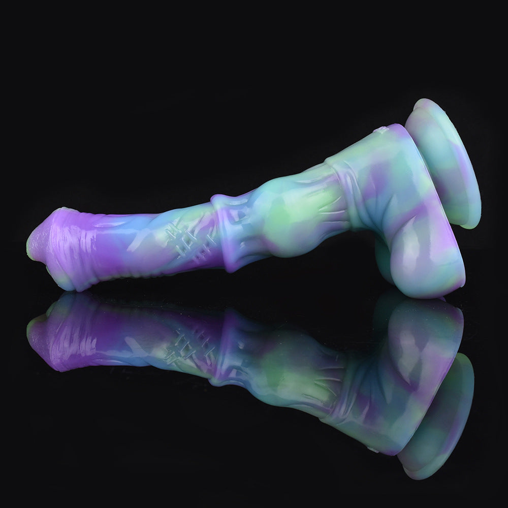 Spring Garden Knotted Horse Dildo-Suction Cup Dildo