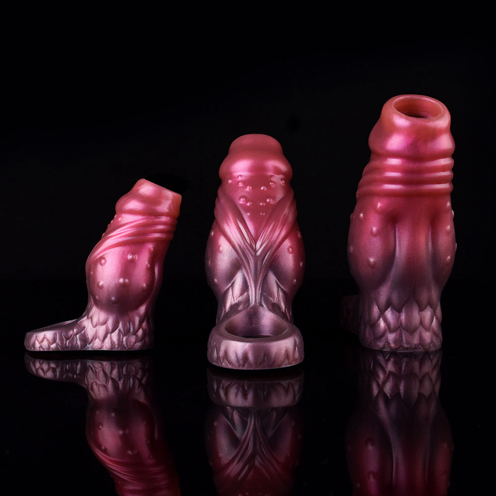 AMOR Wolf Knotted Cock Sleeve-Penis Ring-Open End