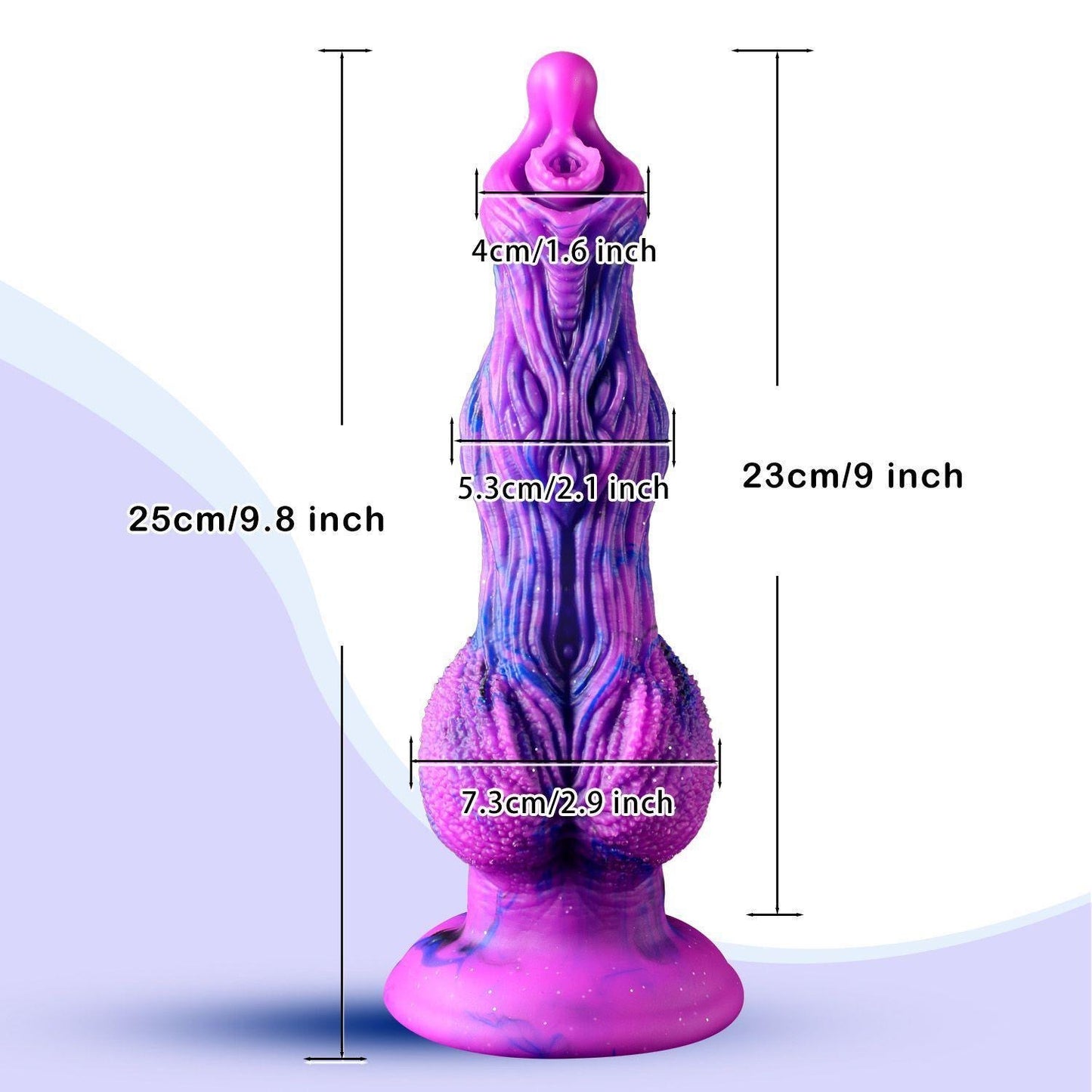 Rosie Knotted Dog Dildo-Suction Cup Dildo