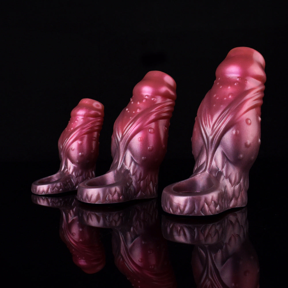 AMOR Wolf Knotted Cock Sleeve-Penis Ring-Open End