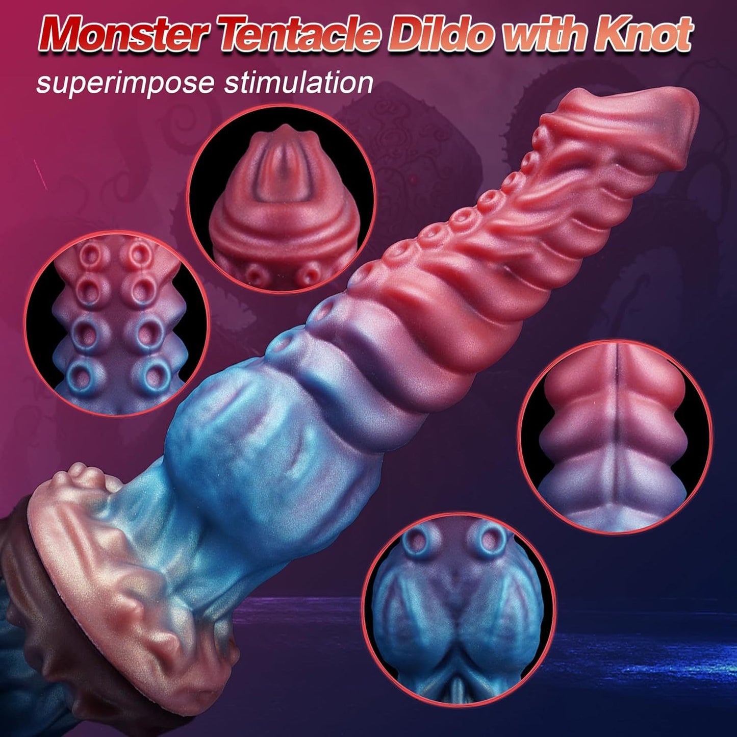 Doctopus Knotted Octopus Dildo-Suction Cup Dildo