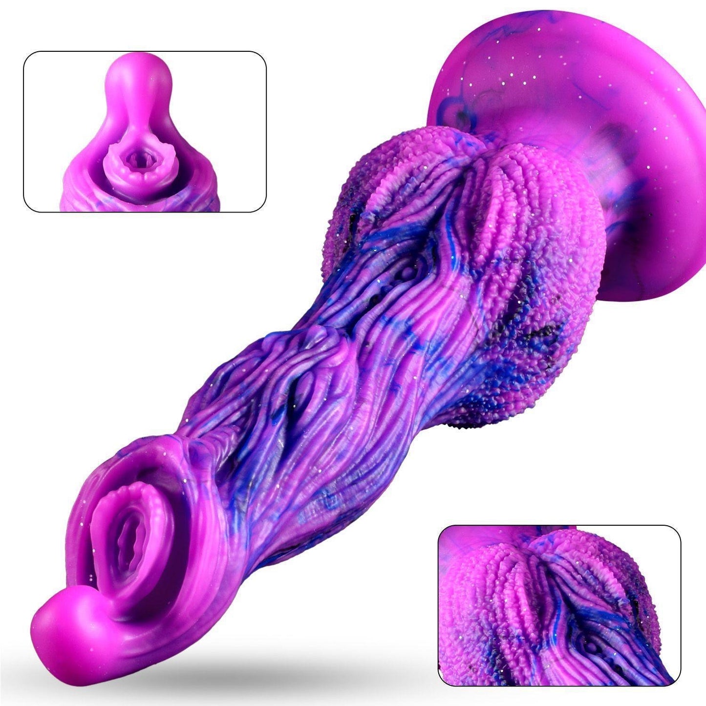Rosie Knotted Dog Dildo-Suction Cup Dildo