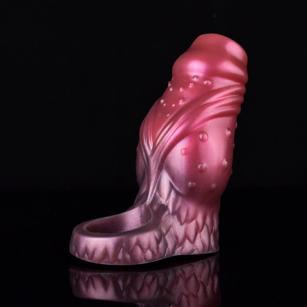 AMOR Wolf Knotted Cock Sleeve-Penis Ring-Open End