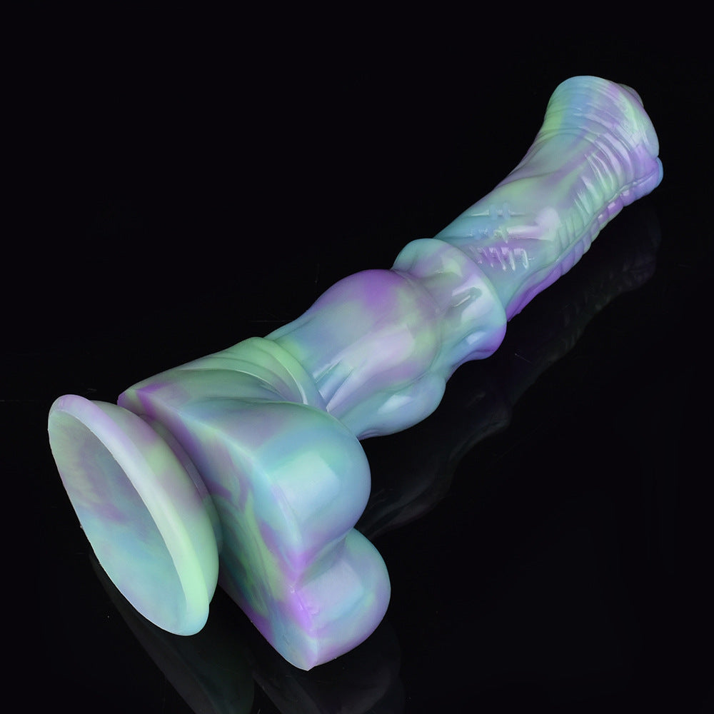Spring Garden Knotted Horse Dildo-Suction Cup Dildo