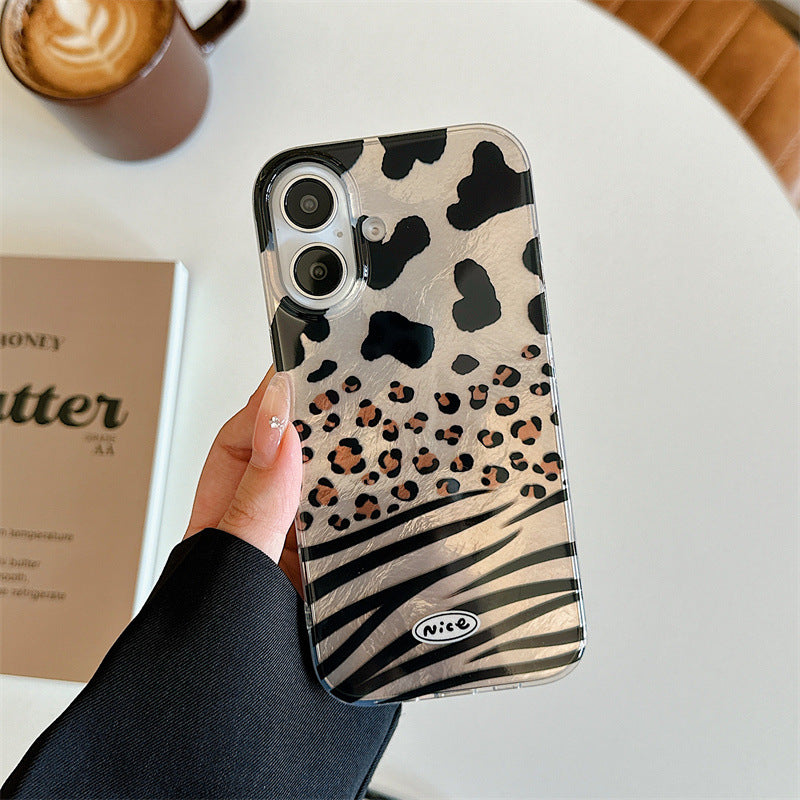 Cheetah Print Collage Phone Case for iPhone