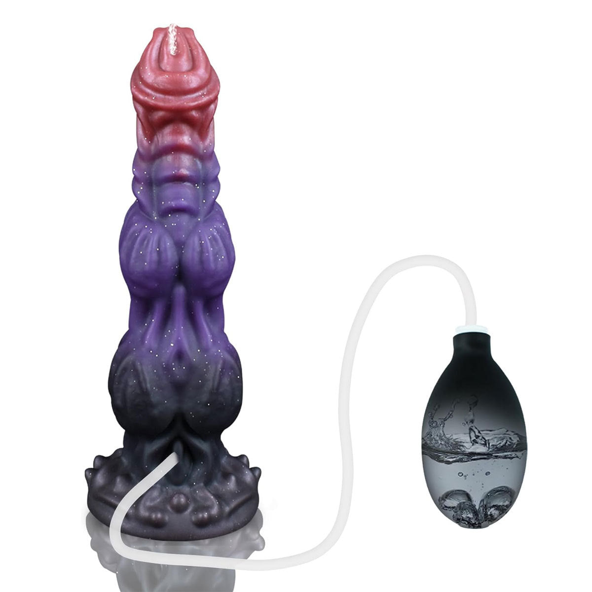 WOOF Knotted Dog Dildo-Suction Cup-Ejaculating Dildo