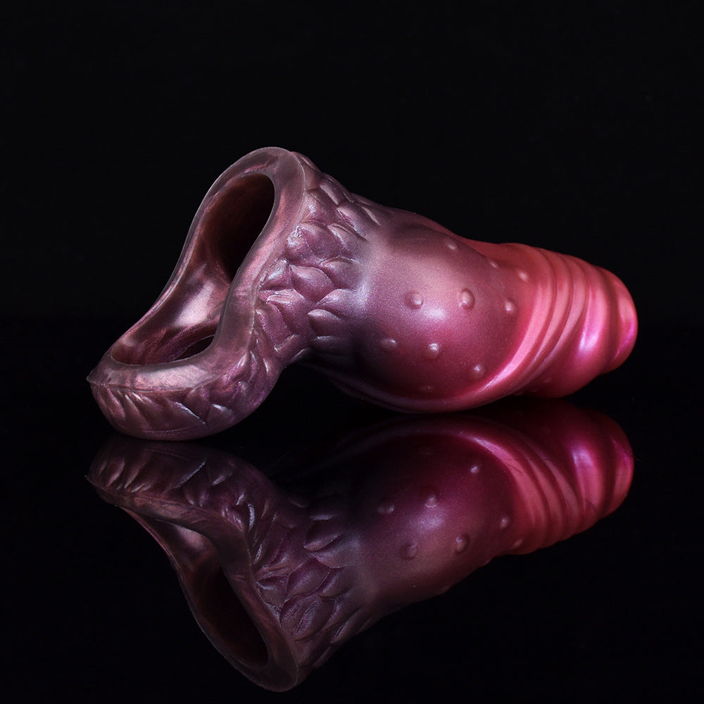 AMOR Wolf Knotted Cock Sleeve-Penis Ring-Open End