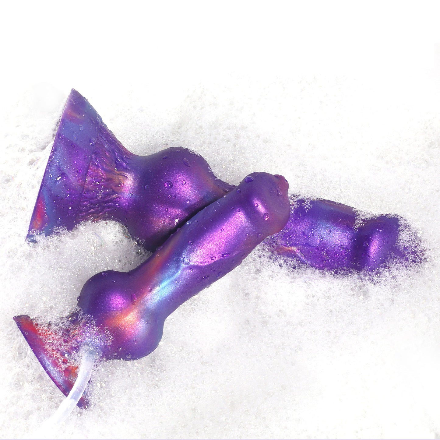 PURPLY Knotted Dog Dildo-Ejaculating Dildo-Suction Cup Dildo