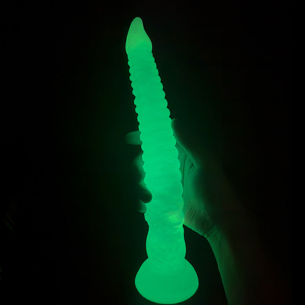 Bluie Tentacle Dildo-Glow in the Dark Suction Cup Dildo