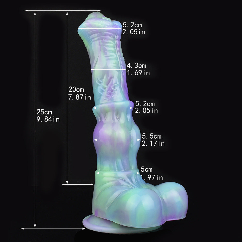 Spring Garden Knotted Horse Dildo-Suction Cup Dildo