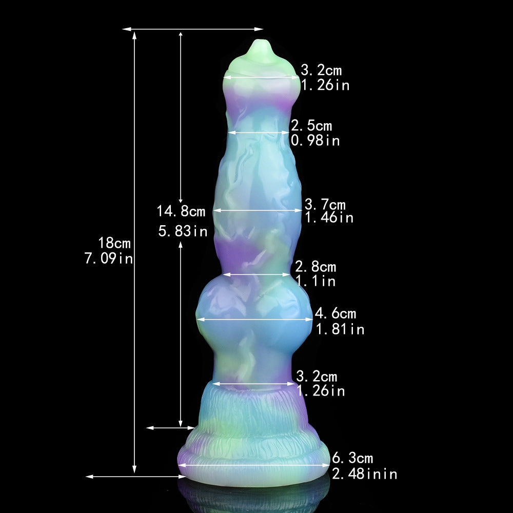 Spring Garden Knotted Horse Dildo-Suction Cup Dildo
