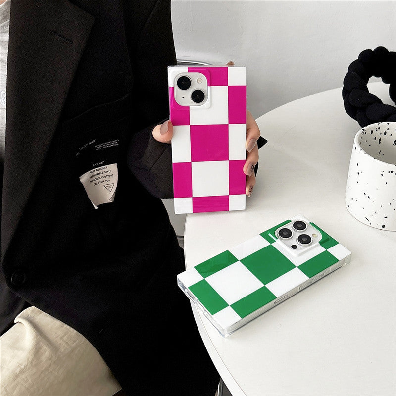 Large Checkered Phone Case for iPhone