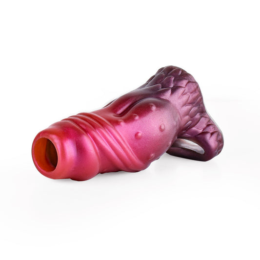 AMOR Wolf Knotted Cock Sleeve-Penis Ring-Open End