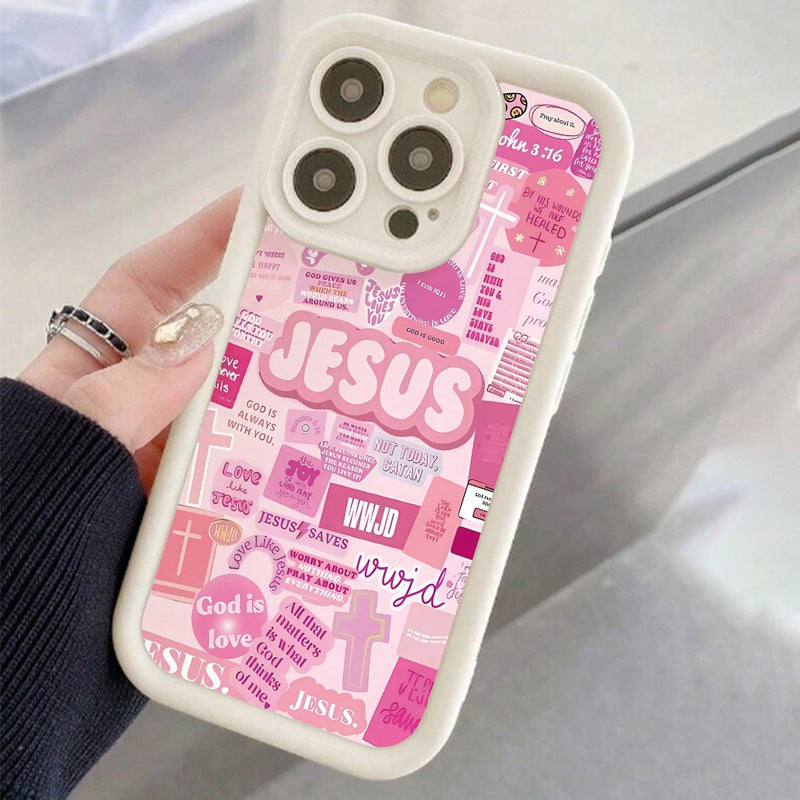 Jesus Pink Phone Case for iPhone