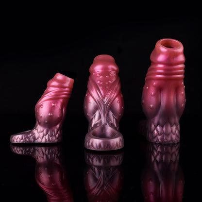 AMOR Wolf Knotted Cock Sleeve-Penis Ring-Open End