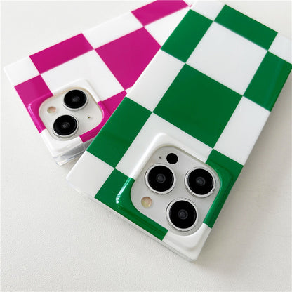 Large Checkered Phone Case for iPhone