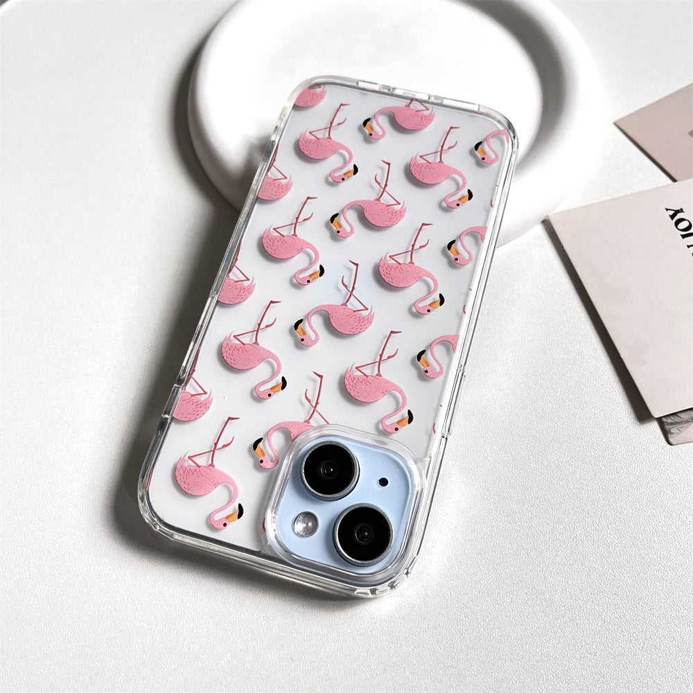 Flamingo Party Phone Case for iPhone