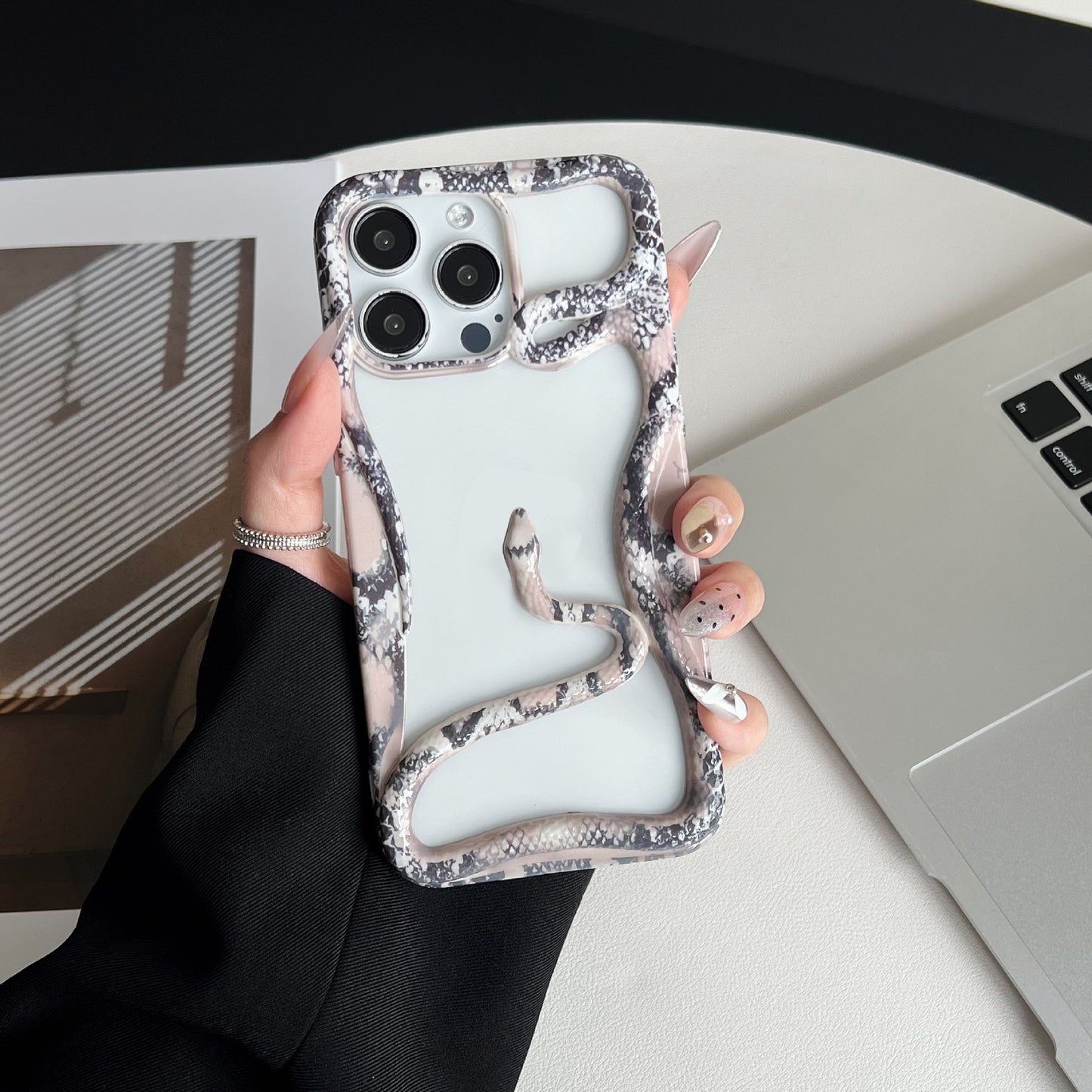 Snake Frame Phone Case for iPhone