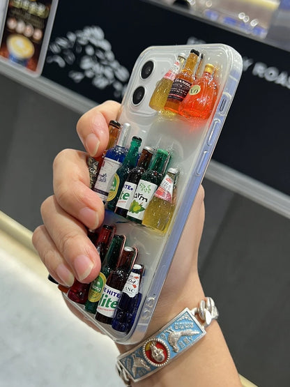 3D Wine Phone Case for iPhone