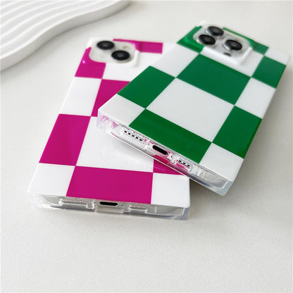 Large Checkered Phone Case for iPhone