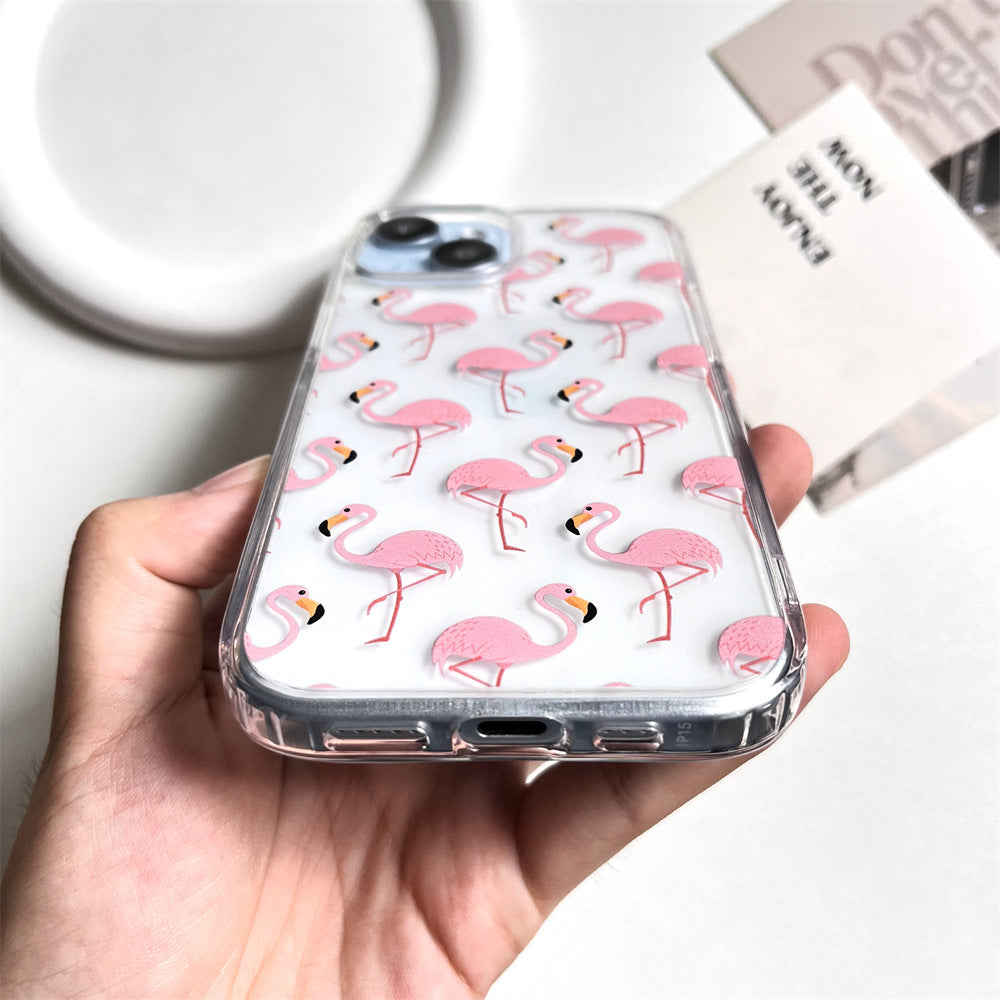 Flamingo Party Phone Case for iPhone