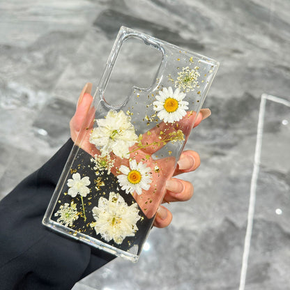 Snow Daisy Phone Case for Samsung Galaxy S Series