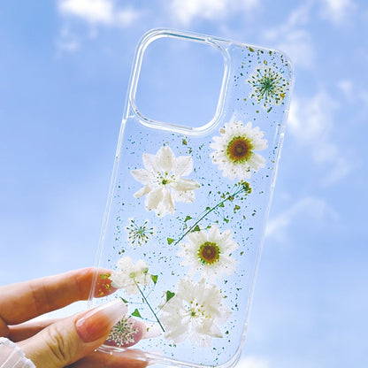 Snow Daisy Phone Case for iPhone