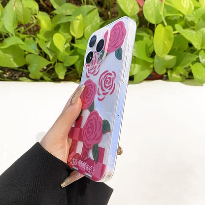 Pink Rose Phone Case for iPhone