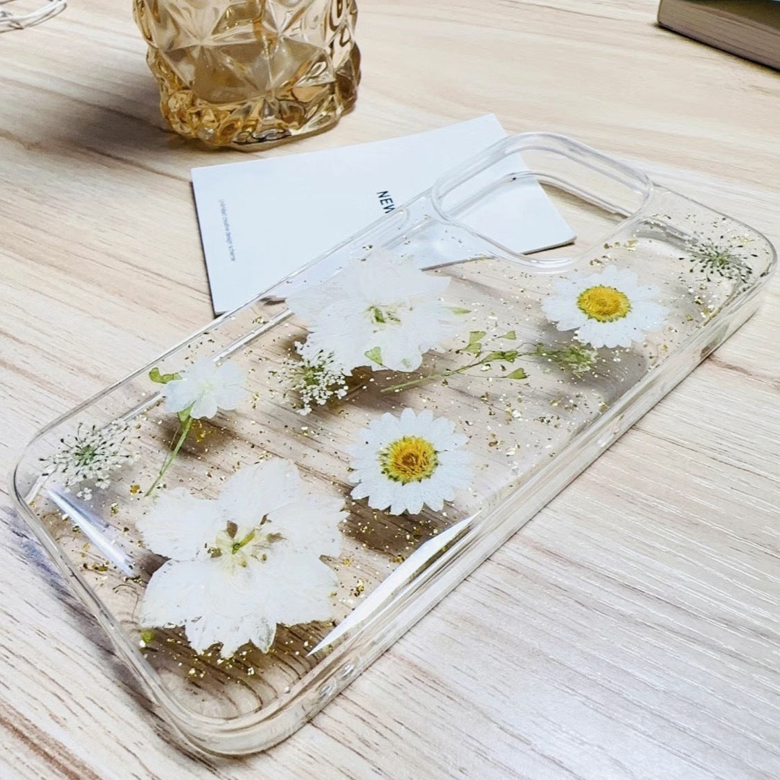 Snow Daisy Phone Case for iPhone