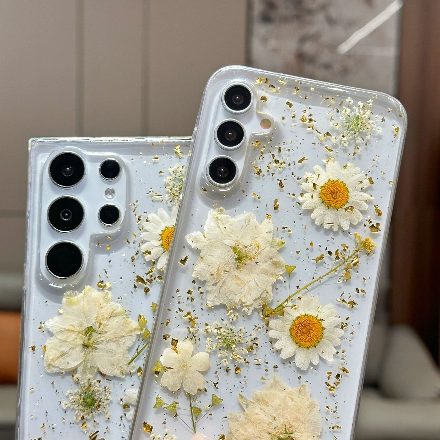 Snow Daisy Phone Case for Samsung Galaxy S Series