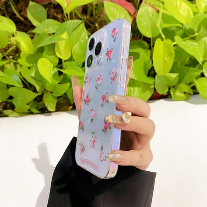 Rose Floral Print Phone Case for iPhone