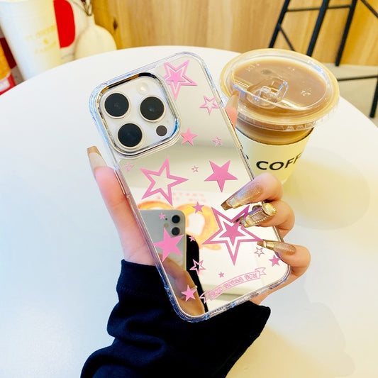 Pink Shining Star Phone Case for iPhone