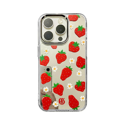 Daisy & Strawberry Phone Case for iPhone