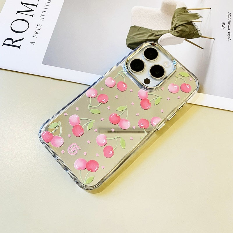 Pink Cherry Phone Case for iPhone