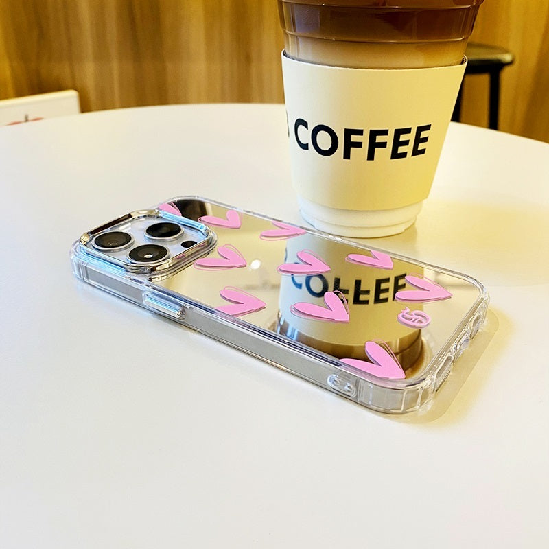 Pink Sweet Heart Phone Case for iPhone