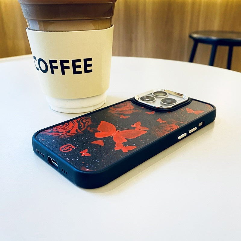 Red Dream Butterfly Phone Case for iPhone