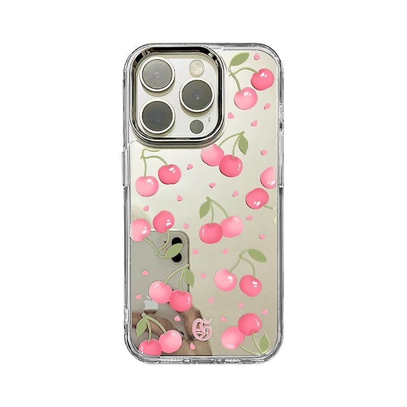 Pink Cherry Phone Case for iPhone