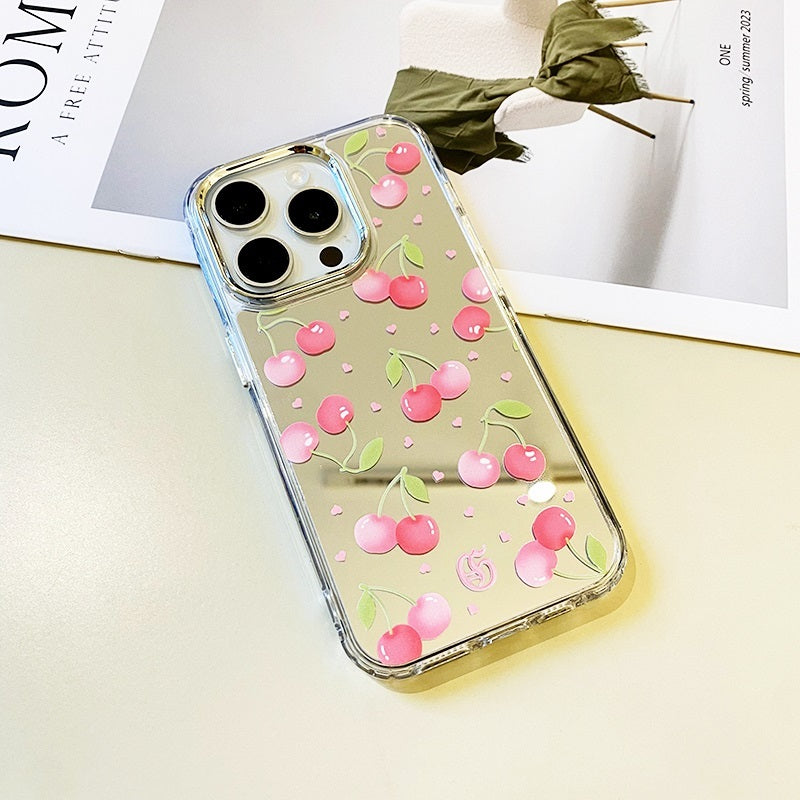 Pink Cherry Phone Case for iPhone