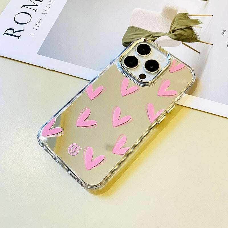 Pink Sweet Heart Phone Case for iPhone