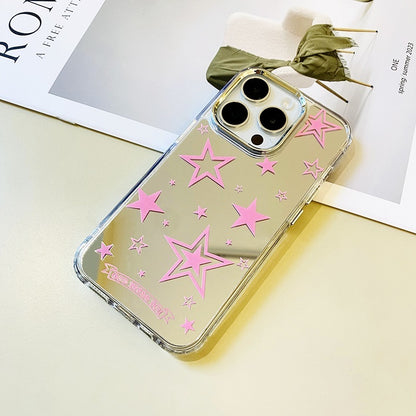 Pink Shining Star Phone Case for iPhone