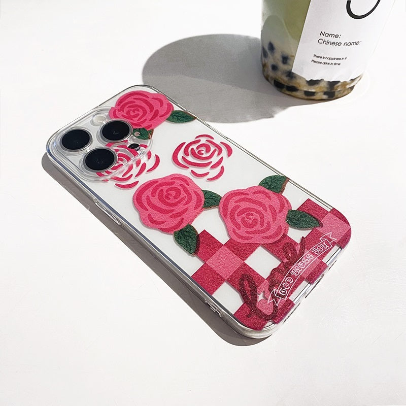 Pink Rose Phone Case for iPhone